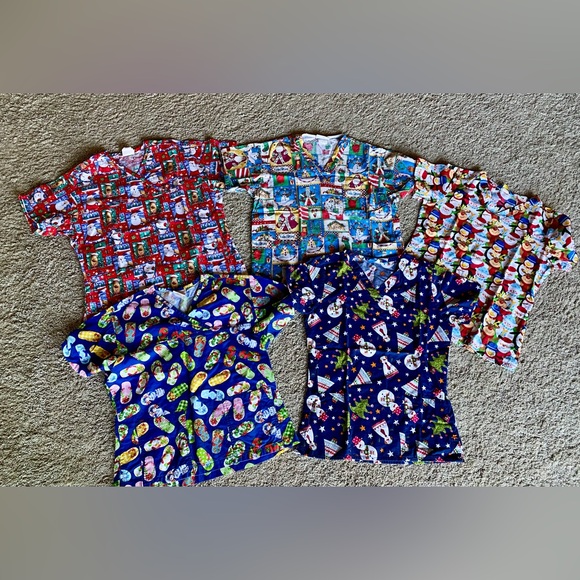Peaches Uniforms Other - Tis the season!! Christmas scrubs!!🎅🧑🎄🤶